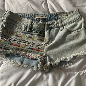 Low Rise Denim Shorts size 9 women